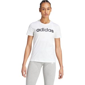 adidas Sportswear LOUNGEWEAR Essentials Slim Logo T-shirt - Dames - Wit- M