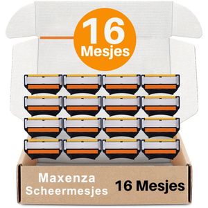 Maxenza Scheermesjes - Geschikt voor Gillette Fusion Scheermesjes - Geschikt voor Gillette fusion 5 - 16 Mesjes - Voor Mannen