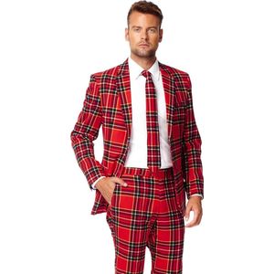 OppoSuits The Lumberjack - Heren Kostuum - Rood - Kerstpak - Maat 50