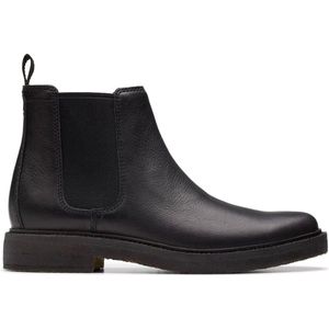 Clarks - Clarkdale Easy - Heren Laars - Zwart - Leer