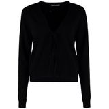 Hailys Gebreid vest 'Be44cci'  zwart