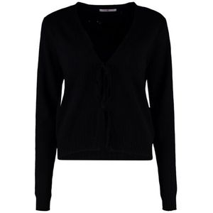 Hailys Gebreid vest 'Be44cci'  zwart