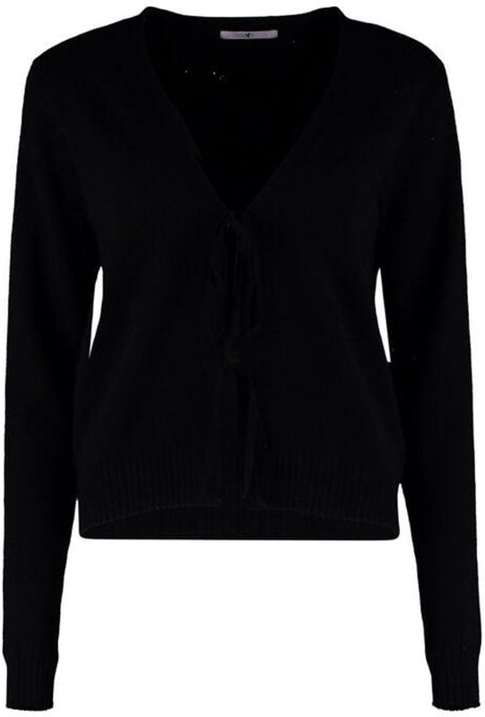 Hailys Gebreid vest 'Be44cci'  zwart