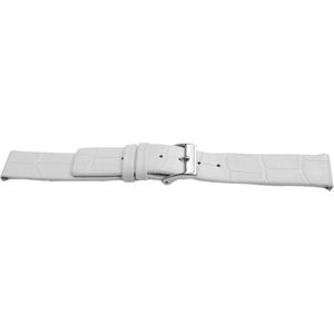 Horlogeband J520 Croco Wit Leer 26x26 mm
