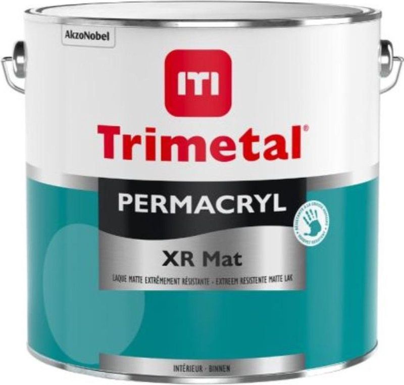 Trimetal - Permacryl XR Mat - Lak - Kleurkeuze - Watergedragen