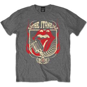 The Rolling Stones - 40 Licks Heren T-shirt - S - Grijs