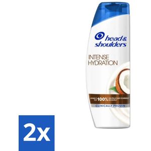 Head & Shoulders - Anti-Roos Shampoo - Intense Hydration - Met Kokosolie - 285 ml - Voordeelverpakking - 2 stuks