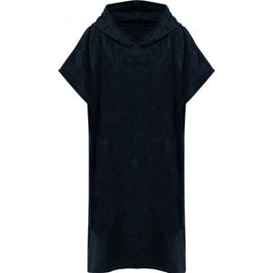 PROACT® Uniseks poncho met capuchon van badstof PA581 - Navy - L/XL