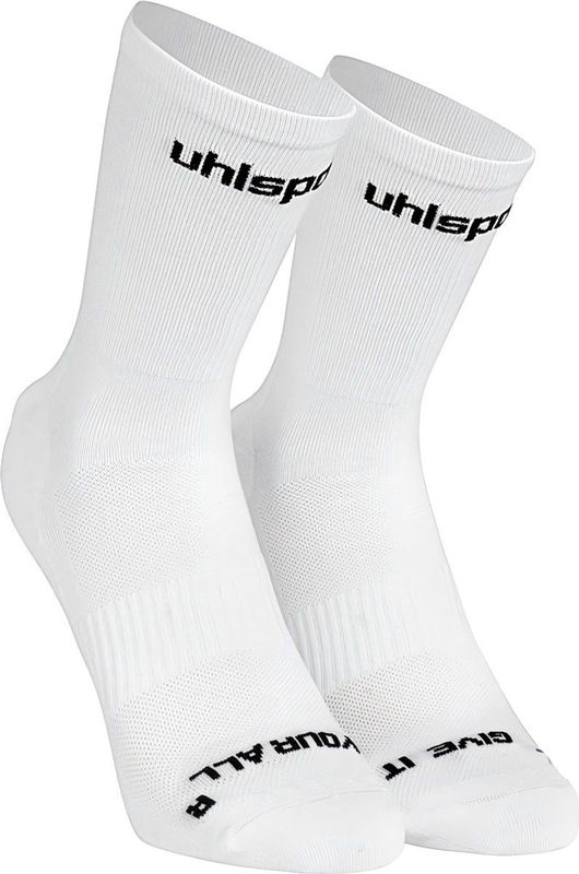 Uhlsport Kinder Socken Id Socks Trust Courage 1003703 Weiß/Schwarz-26-30