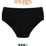 Snuggs - BASICS Heavy - Menstruatieondergoed - Zwart - Lekvrije Technologie
