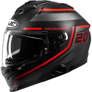 HJC - i71 Fabio Quartararo 20 - Motorhelm - Zwart Rood