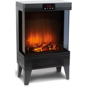 Bewello - BW2105 - Elektrische Haard - Zwart - Vrijstaand - 2000W