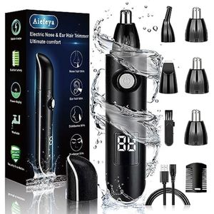 Professionele Neustrimmer voor Mannen en Vrouwen - Wenkbrauw- en Gezichtshaarverwijderaar - Waterdicht en Oplaadbaar - Eenvoudig te Reinigen
