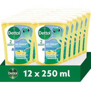 Dettol No-Touch Handzeep Navulling Citrus 250ml - 12 stuks - Voordeelverpakking