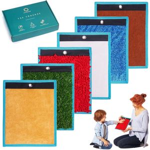 - Matten Voor Kinderen | Fidget Speelgoed Voor Autisme | Textuur Matten | Sensory Tapijt | Zintuigelijke Perceptie | Textuurspeelgoed voor Prikkelverwerkingsstoornis - Sensorische