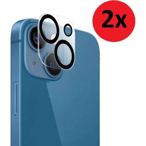 Geschikt voor iPhone 14 Camera Protector- 14 Plus Camera Protector - Camera Glazen Lens Screen protector 2x