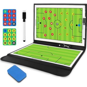 Voetbal Trainingsmateriaal - Tactische Voetbalcoach Magnetische Bordset - Professionele Magneten voor Tactische Aanpassingen en Strategieën - Duurzaam en Draagbaar