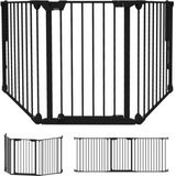 Noma Configure Gate Veiligheidshekje | Traphek met 3 Panelen | Haardscherm | 64 t/m 197,5 cm | Kleur Zwart