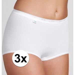 Sloggi Basic Maxi Dames Slip - (3-pack) - Wit - Maat 40