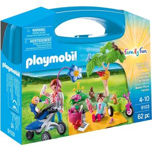 PLAYMOBIL Family Fun Familie Picknick Koffertje - 9103