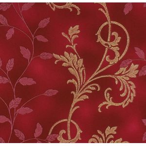 Roud gaud glitter behang 450545