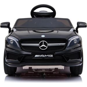 Elektrische Kinderauto Mercedes-Benz GLA45 AMG Zwart 12V Met Afstandsbediening