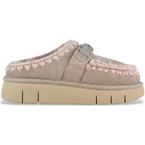 Mou - MU.FW531001A Klompen - Taupe - Leer - Casual