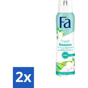 Fa Deodorant Fresh Blossom 150 ml - Voordeelverpakking - 2 stuks