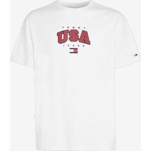 Tommy Jeans Classic Modern Sport USA T-shirt Wit - XL