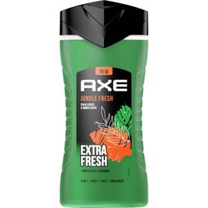 Axe - 3-in-1 Douchegel - Jungle Fresh - Palm Leaves & Amber - Extra Fresh - 250 ml