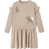 Vertbaudet - Meisjesfeestjurk - Met Sterren van Lovertjes - Twee Materialen