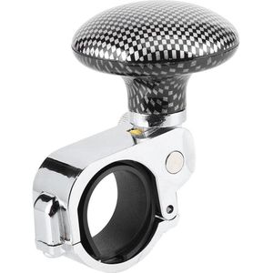 Biuzi Car Steering Wheel Spinner Button Power Ball - Universal Fit for All Cars Trucks - Steering Wheel Knob for Semis Tractors Boats Golf Carts (Charcoal)