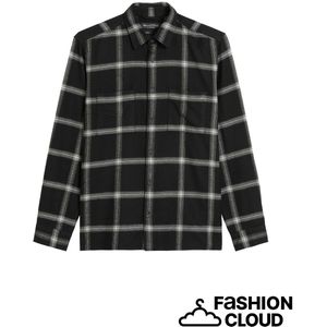 Marc O'Polo - Overhemd - Zwart - Regular Fit - Lange Mouw