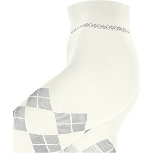 Damen Elegant Essence gedessineerd katoen panty dames off-white - maat 2040