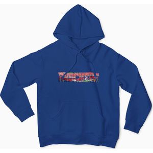 SOL'S Snake Hoodie Konings blauw met Enschede tekst maat L