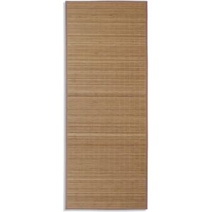 vidaXL-Tapijt-rechthoekig-80x200-cm-bamboe-bruin