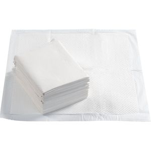 Incontinentie bed onderleggers - Wegwerp onderleggers - 60x60 cm - 25 stuks - Matrasbeschermer - Bedonderlegger