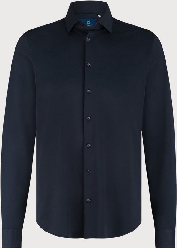 Blue Industry - Uni Stretch Overhemd - Slim Fit - Cutaway Kraag