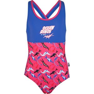 BECO ocean dinos - badpak voor kinderen - roze - maat 80