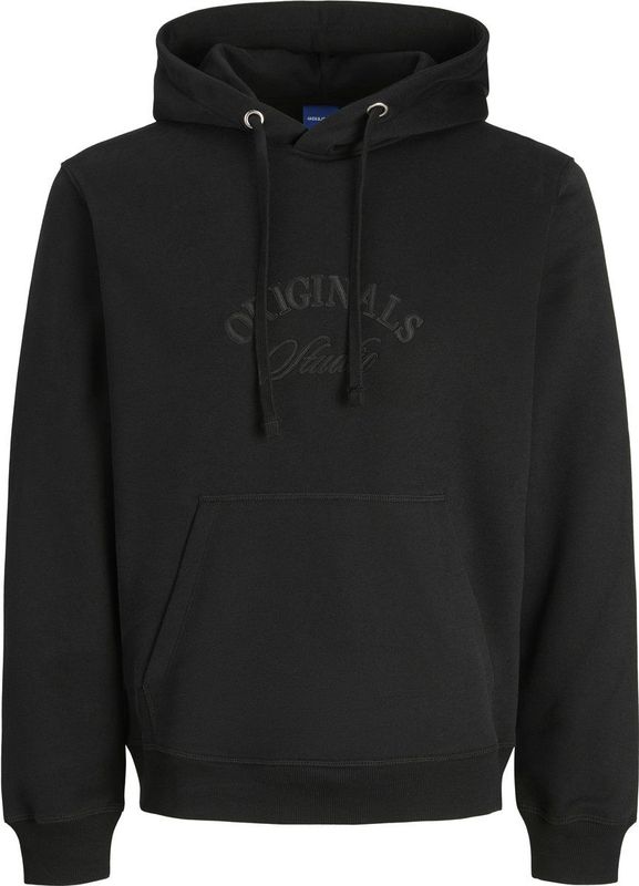Jack & Jones - JORBLEECKER BRANDING SWEAT HOOD BF PLS - Hoodie - Zwart