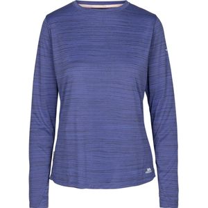 Trespass Damen Longsleeve Nettil Active Top Baja Blue Marl-M