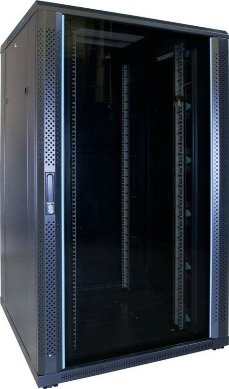 DSIT 27U serverkast met glazen deur 800x800x1400mm (BxDxH) - serverbehuizing - serverrack - 19 inch