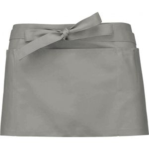 Schort/Tuniek/Werkblouse Unisex One Size Kariban Light Grey 65% Polyester, 35% Katoen