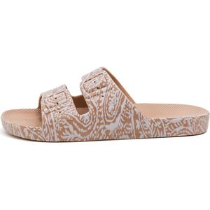 Freedom Moses - Fancy Kash - Slippers - Camel - 100% Waterdicht