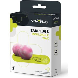 Vitaplus Earplugs Mouldable Wax 3PR