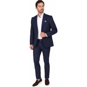 Suitable - Kostuum - Donkerblauw - Modern-Fit - Heren