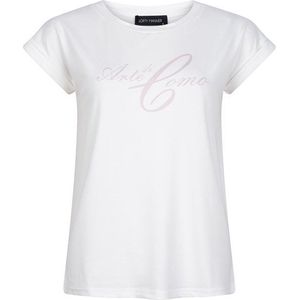 Lofty Manner T-shirt Tee Zara Od01 100 White Dames Maat - XS