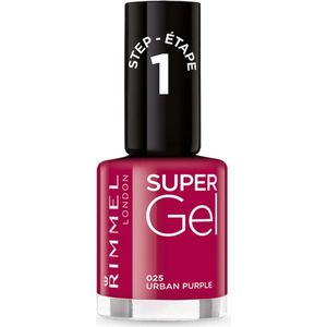 Rimmel London - SuperGel Nagellak - Urban Purple - 2-Stappen Systeem
