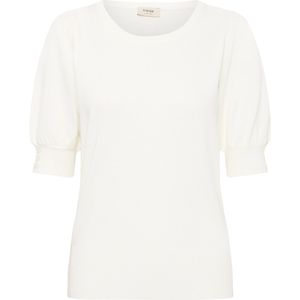 Fransa - FRZUBASIC PU 136 - Trui - Wit - Polyester