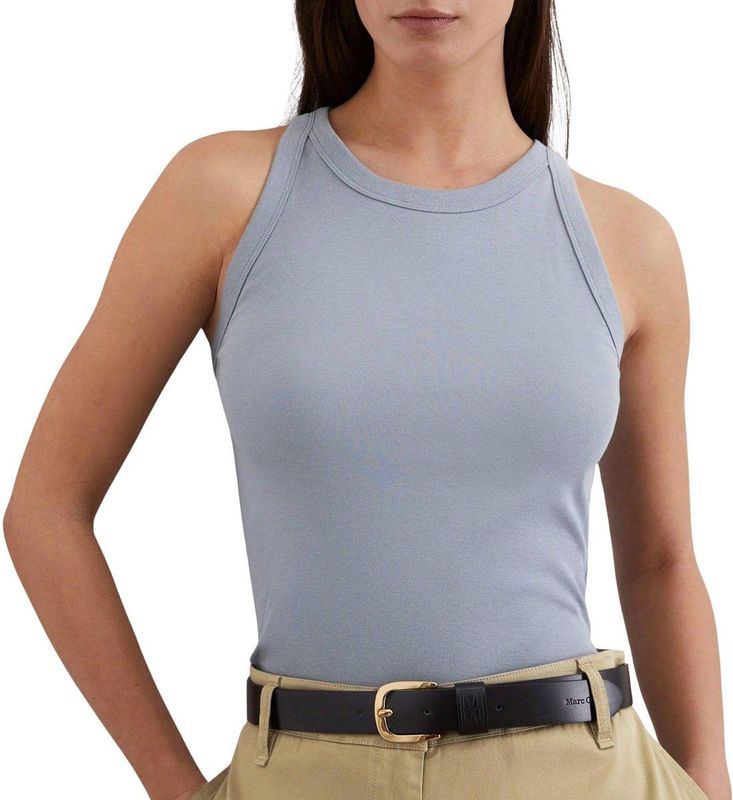 Marc O'Polo Tanktop voor dames van biologisch katoen met ronde hals, 823, XXS